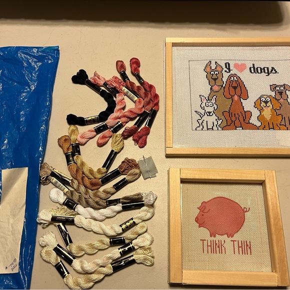 Two cross stitch projects. Brand new never used